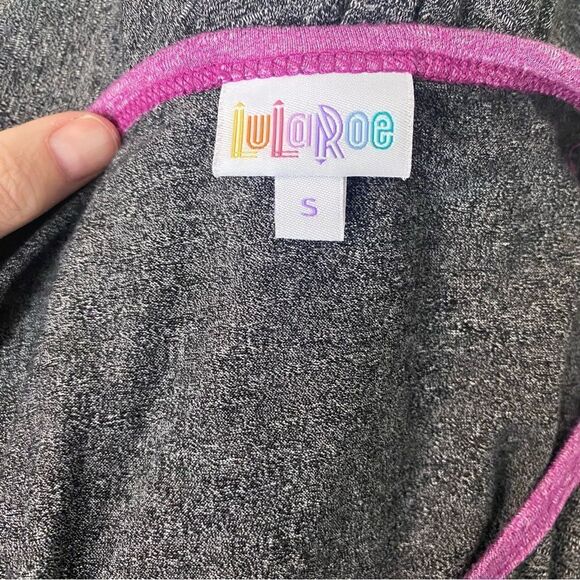 Lularoe - Julia - womens Bodycon dress - size small - purple and gray. - Picture 3 of 10